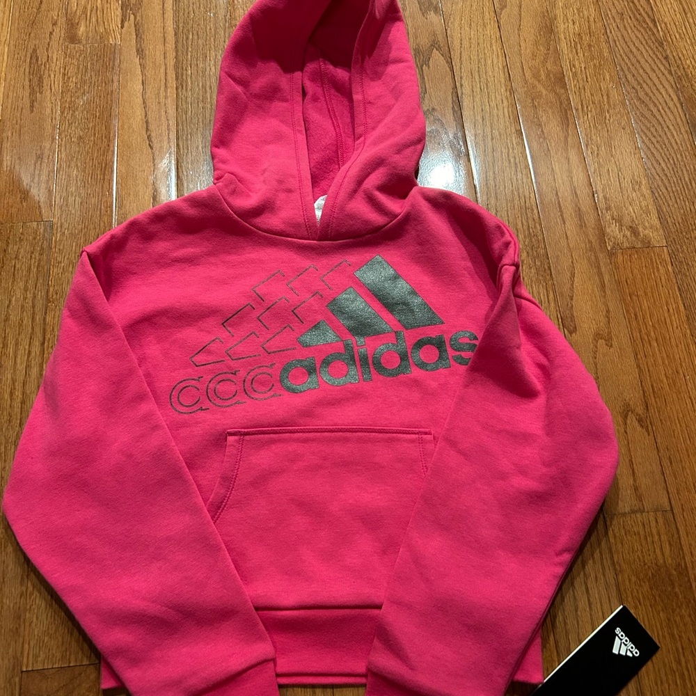 Adidas Girls Hoodie, Size 6, NWT